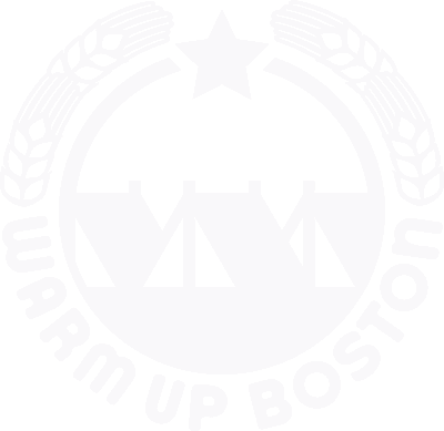 The Warm Up Boston logo